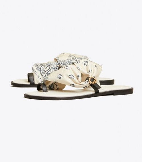 tory burch selby scarf sandal