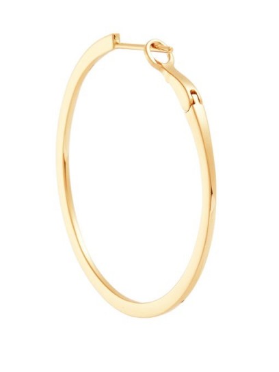 MARIA TASH Single 18kt gold hoop earring / hoops / earrings