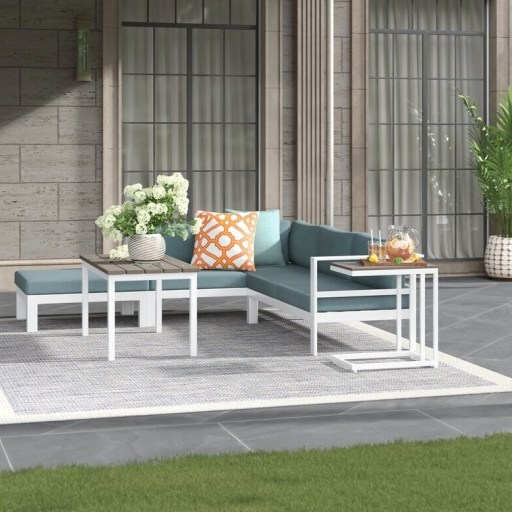 Angeles Outdoor 5 Seater Sofa Set – Sol 72 Outdoor – Wayfair – Stylish Garden