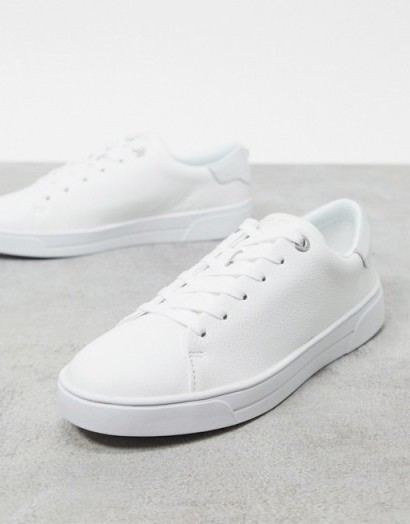 Ted Baker cleari leather trainers – Asos