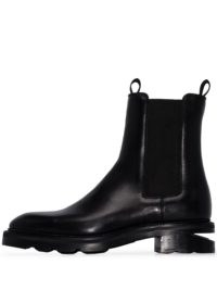 Alexander Wang Andy Chelsea boots in black / cut out block heel boot