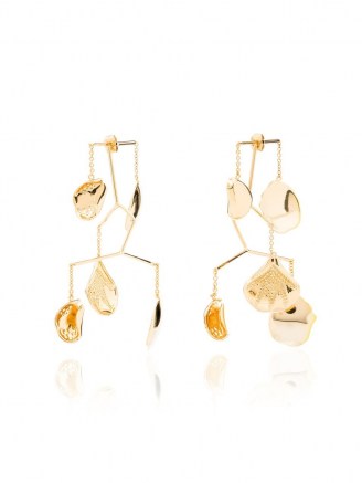 Anissa Kermiche 18kt gold Kinetic Mobile earrings ~ statement tiered drops