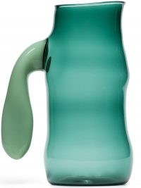 Jochen Holz x Wandler glass jug ~ green glassware