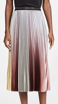 Le Superbe The Whiskey Skirt | pleated ombre skirts