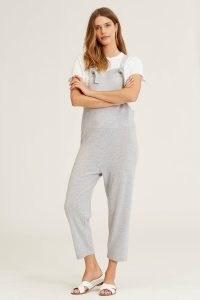 NAKEDCASHMERE THE OVERALL DOVE GREY | cashmere dungarees | knitted overalls | knitwear | loungewear