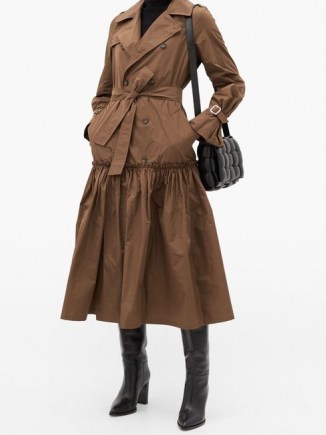 MAX MARA Osol coat – brown flared coats – autumn colours - flipped