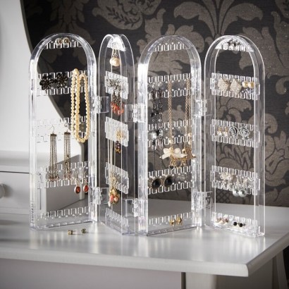 Foldable Jewellery Stand organiser by Rebrilliant - flipped