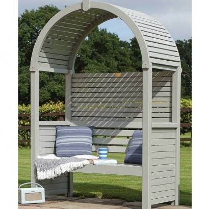 Berry Wooden Arbour by Sol 72 Outdoor – fancy outdoor seating - flipped