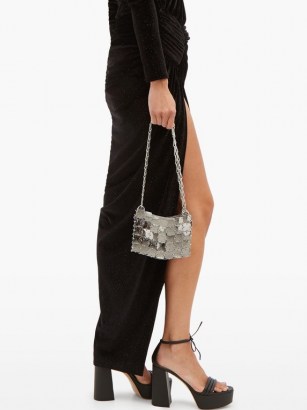 GIANVITO ROSSI Sydney 70 leather platform sandals in black – ankle tie block heels – 70s style platforms – glamorous vintage look - flipped