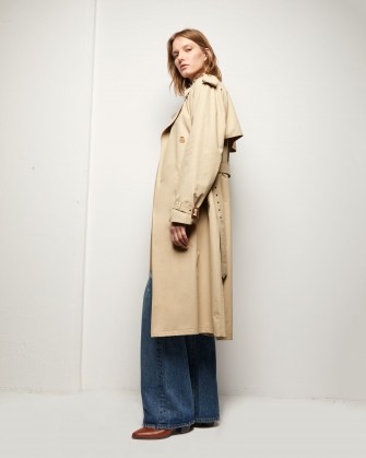 NILI LOTAN TANNER TRENCH COAT | belted coats for autumn