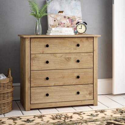 Buda 4 Drawer Cheste by Three Posts – classic design with a simple look that would suit any home