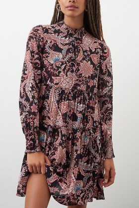 Anthropologie Cady Tiered Tunic Dress - flipped