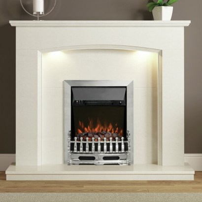 Classic Electric Inset Fire by BeModern – heat your home in style - flipped