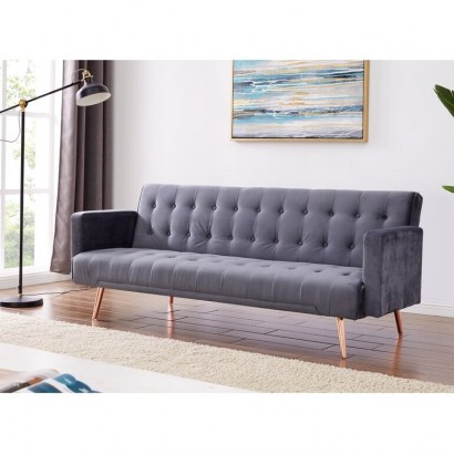 Clementine 3 Seater Clic Clac Sofa Bed by Canora Grey – chic style for your lounge or spare room