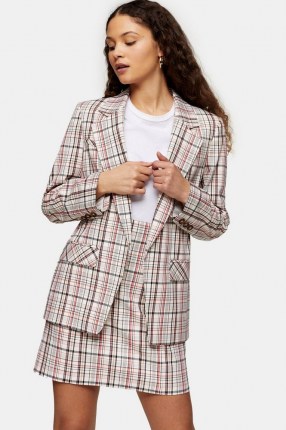 Topshop Check Skirt Suit | checked skirts | suits - flipped