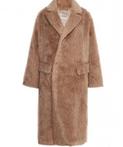 DOROTHEE SCHUMACHER Pure Luxury Faux Fur Coat ~ glamorous winter coats - flipped