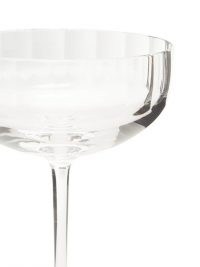RICHARD BRENDON Fluted small coupe ~ elegant champagne glasses ~ glass tableware ~ glassware