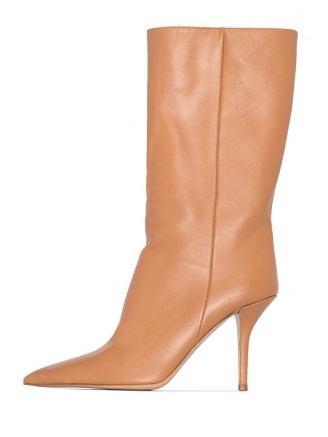 Gia Couture x Pernille Teisbaek Perni 06 85mm boots | luxe calf length boots - flipped