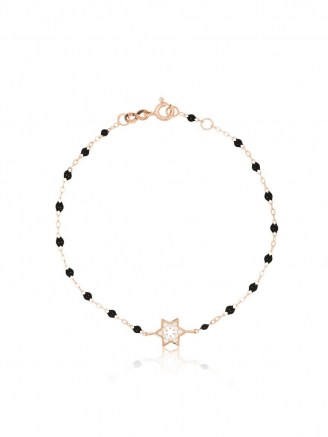 Gigi Clozeau 18kt rose gold diamond star beaded bracelet / delicate bracelets / stars / jewellery