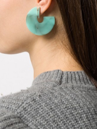 Isabel Marant Boy G earrings | turquoise statement jewellery