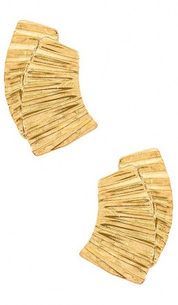 Jennifer Behr Marie Earrings / gold tone statement jewellery