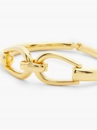 SOPHIE BUHAI 18kt gold-vermeil horse bit cuff | equestrian inspired jewellery | modern cuffs | contemporary bracelets