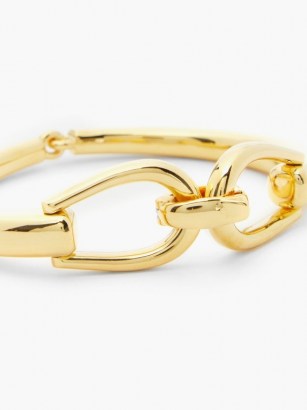 SOPHIE BUHAI 18kt gold-vermeil horse bit cuff | equestrian inspired jewellery | modern cuffs | contemporary bracelets - flipped