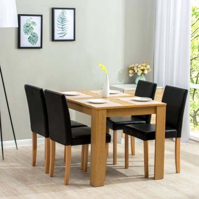 Boville Dining Set with 4 Chairs by Marlow Home Co. – style out your home