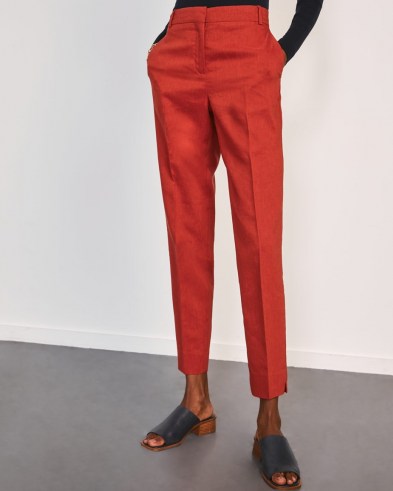 JIGSAW PORTOFINO TROUSER / slim fit crop leg trousers