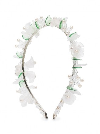Shrimps Henrietta floral headband ~ white flower headbands ~ hair accessories