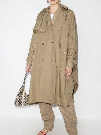 Stella McCartney Alexa trench-style cape | stylish loose fit coats