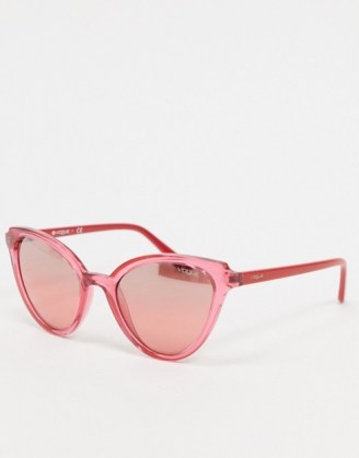 Vogue cat eye sunglasses in pink | retro sunnies | vintage look eyewear