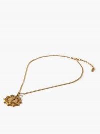 SAINT LAURENT Anchor-medallion necklace / sea inspired necklaces / nautical pendants / anchors
