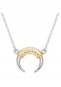 ANNA BECK HORN NECKLACE – SILVER & GOLD / pendants / jewellery