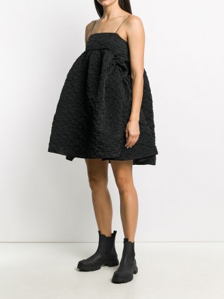 Cecilie Bahnsen flared oversize dress | fashion with volume | skinny strap LBD | voluminous dresses - flipped