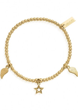 CHLOBO COSMIC CONNECTION EVERYDAY SEEKER BRACELET – GOLD / charm embellished bracelets - flipped