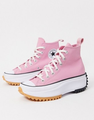 Converse Run Star Hike Hi trainers in pink – get the urban look! - flipped