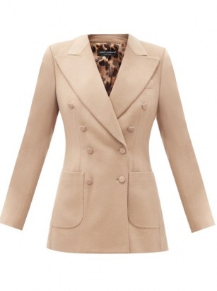 DOLCE & GABBANA Double-breasted cashmere jacket ~ Italian tailored jackets