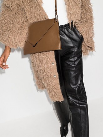Isabel Marant Tryne shoulder bag / envelope clutch bags / leather crossbody - flipped