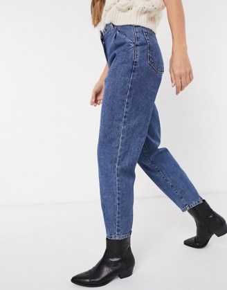 Object slouch jeans in blue | slouchy denim - flipped