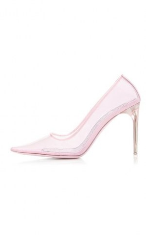 Givenchy PVC And Leather Pumps / clear pink courts - flipped