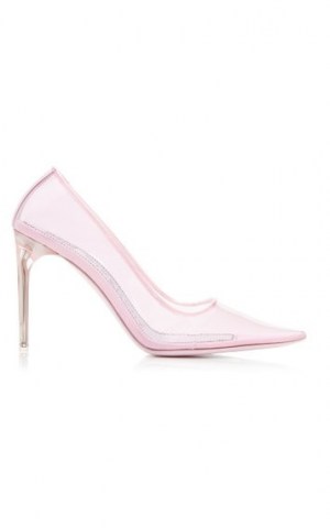 Givenchy PVC And Leather Pumps / clear pink courts