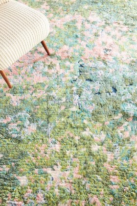 Anthropologie Handwoven Brielle Shag Rug ~ multicoloured wool rugs ~ soft furnishings ~ painterly abstract patterns ~ homeware - flipped