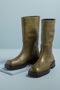 Miista Embeth Leather Boots / oversized sole / chunky tread