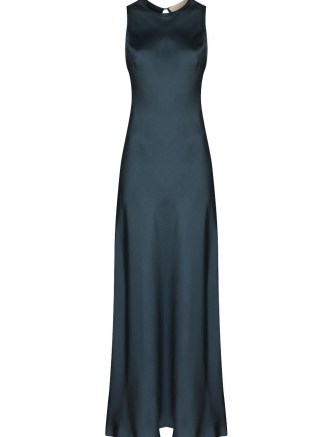 Asceno Valencia sleeveless maxi dress / fluid fabric dresses / silk clothing