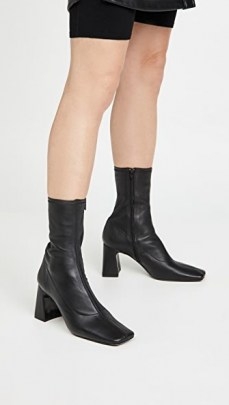 BY FAR Philip Boots ~ black square toe boots - flipped
