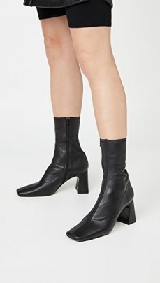 BY FAR Philip Boots ~ black square toe boots