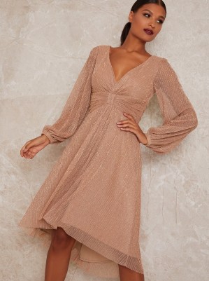 Chi Chi Persia Dress ~ pink party dresses - flipped