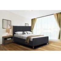 Jakarta Linen Fabric Bed Frame by EUBalticPine