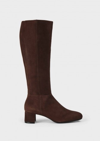 HOBBS HAILEY FLEXI KNEE BOOT – chocolate-brown winter boots – casual footwear